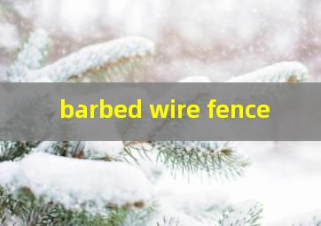  barbed wire fence